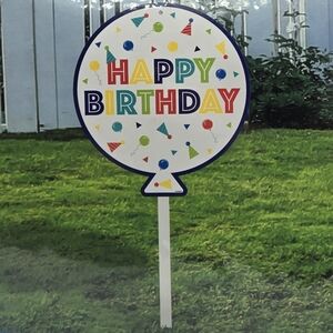 321 Party! Peppy Birthday Yard Signs
